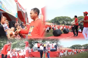 Warga Loteng Tumpah Ruah Hadiri HUT RI, Pemkab Sediakan Lomba hingga Makan Gratis
