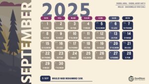 Cek Libur Nasional Bulan September 2025: Maulid Nabi dan Long Weekend Dimulai
